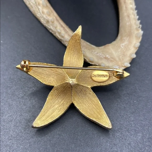 DeNicola starfish brooch vintage - Picture 4 of 7